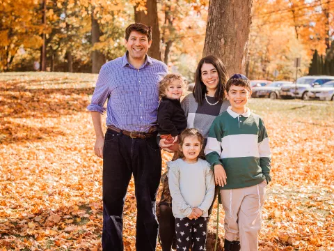 A Jewish family together